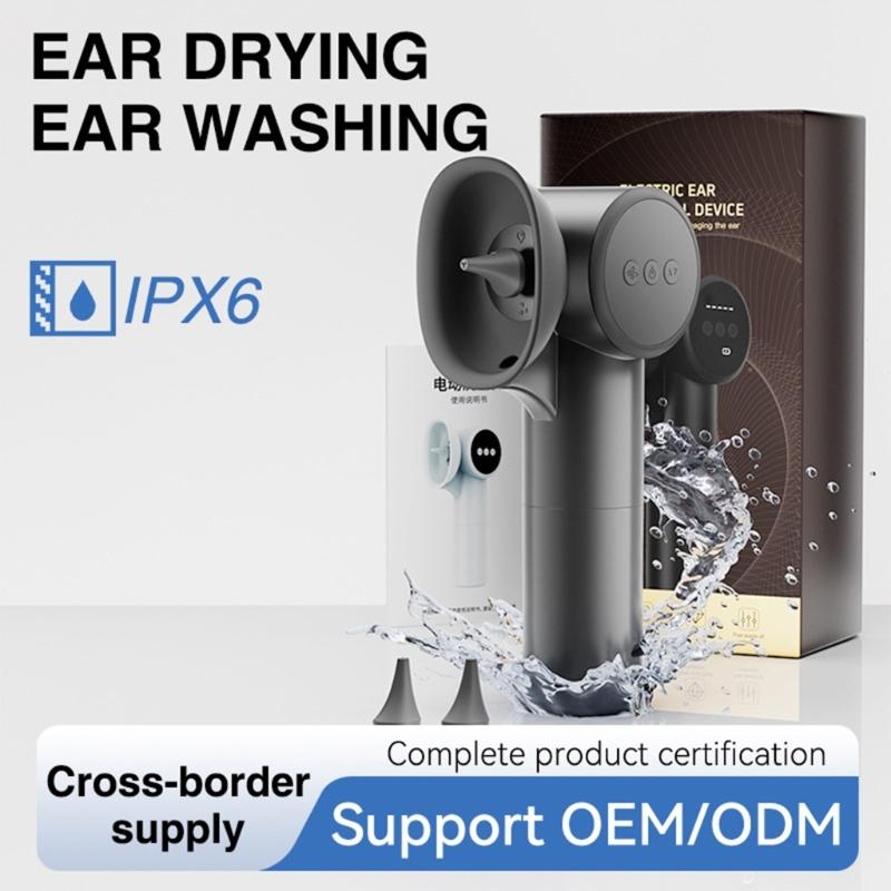 Professional Ear Cleaning Kit 5 Pressure Mode IPX7 Waterproof Design With Temperature Controlled Drying Functionality