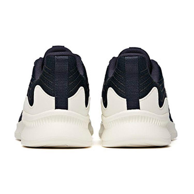 Anta Running Series Color Block Lightweight Breathable Low Top Running Shoes Men Sneakers Blue Black White 112115577-3