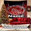 Custom Name Personalized Ajax Print Tapestry, Wall Art Decor, Bedroom, Dorm, Apartment, LivingRoom, Party Backdrop, Gift for Birthday