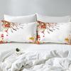 Autumn Maple Branch Pattern Bed Hat Three-Piece Digital Printing Bedding Bed Hat Three-Piece Set Children And Adults