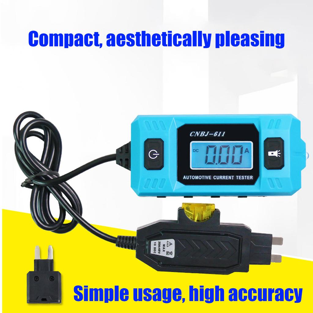 Professional Automotive Short Circuit Finder Car Electrical Fault Tester High Precision Current Detector Leakage Diagnostic Tool