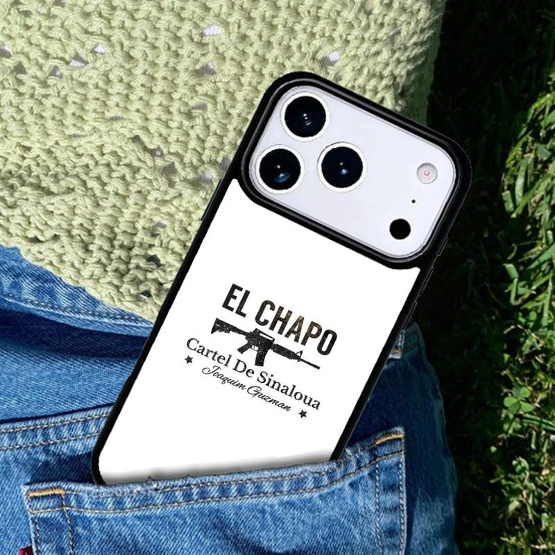 El Chapo phone case cover Compatible with for IPhone 17air 16e 15 14 13 12 11Pro Max 17 Air