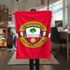 1PC Southampton FC Print Flannel Blanket, High Quality Comfortable for All Seasons, Home Decor, Warmth and Comfort, Perfect for Christmas Gifts