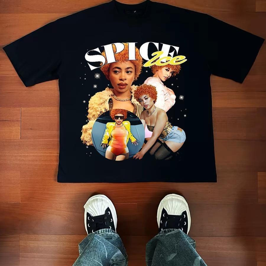 Americanstyle Rap Hiphop Street Rapper Rap Revival Pure Cotton Shortsleeved Tshirt