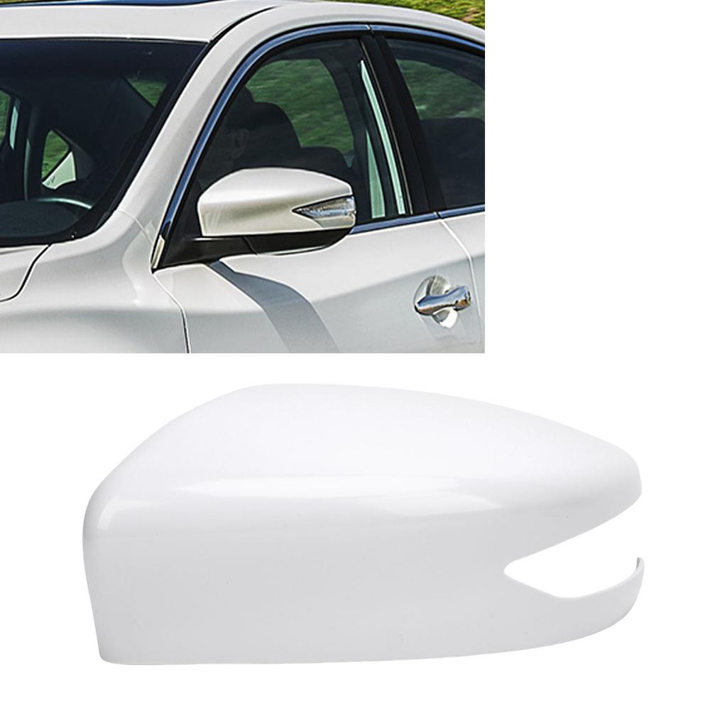 Rearview Mirror Stylish White Exterior Door Side Mirror Covers Replacement For L33 2013-2018