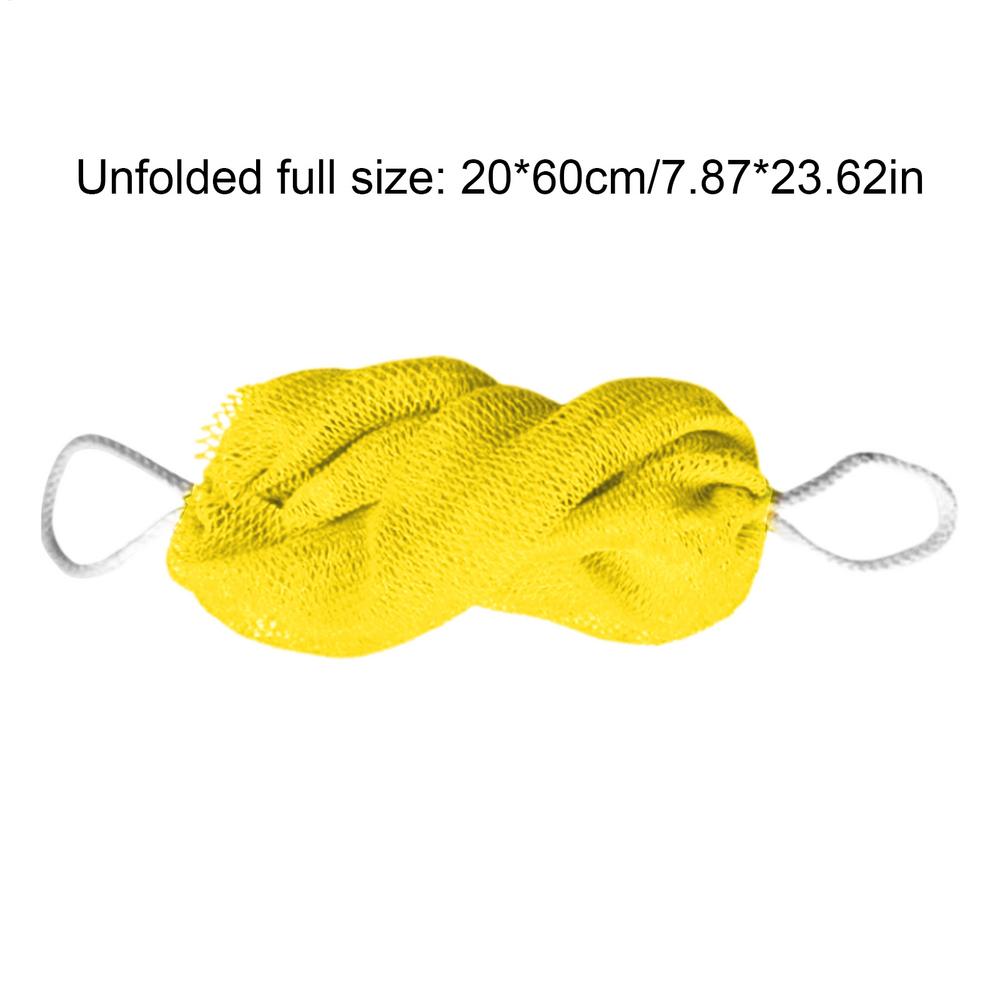1PC Exfoliating Sponges Towel Mesh Bath Scrub Washcloth Double Side Wash Bath Loofah for Smooth Skin Back Shower Scrubb Sponges