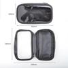 Black Waterproof Double Zipper Makeup Brush Storage Bag - Portable Multifunctional Organizer
