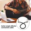 3Pcs Electric Guitar Cable Pedalboard Instrument Cable Pedal Board Patches Cable for Guitar and Other Instruments