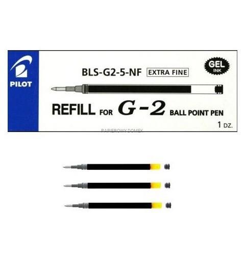 Pilot Gel G2 Ballpoint Pen Refill Black Bls-G2-5-B
