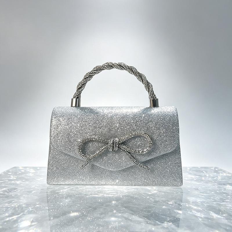 Ladies Evening Bag Sparkle Bow Wallet Wedding Sparkle Rhinestone Fashion Tote Party Ball