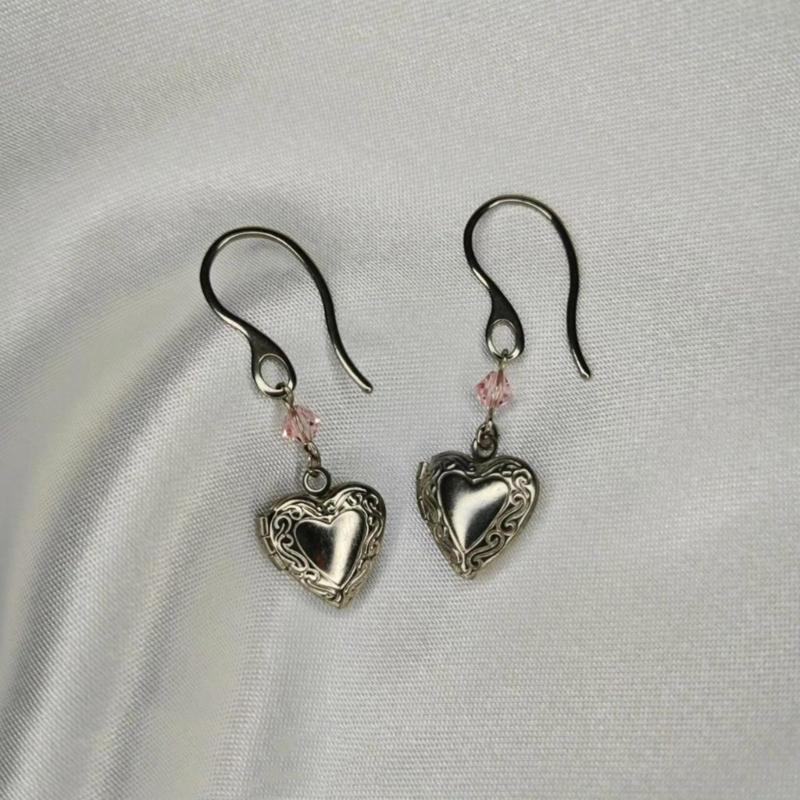 Stylish Pendant Earings for Women Tiny Cartilage Drop Huggie Earrings Allergy Free Open Hoops Ear Pendant Ornament Decor