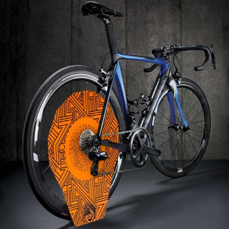 Cubierta de freno de disco de bicicleta, herramientas de lavado de bicicletas anticontaminación para protección de bordes