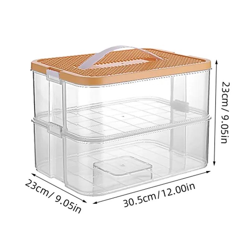 Building Blocks Toys Storage Box for Lids Brick Shaped Plastic Kids Bin Child Toy Containers Sundries Stackable Organizer Box