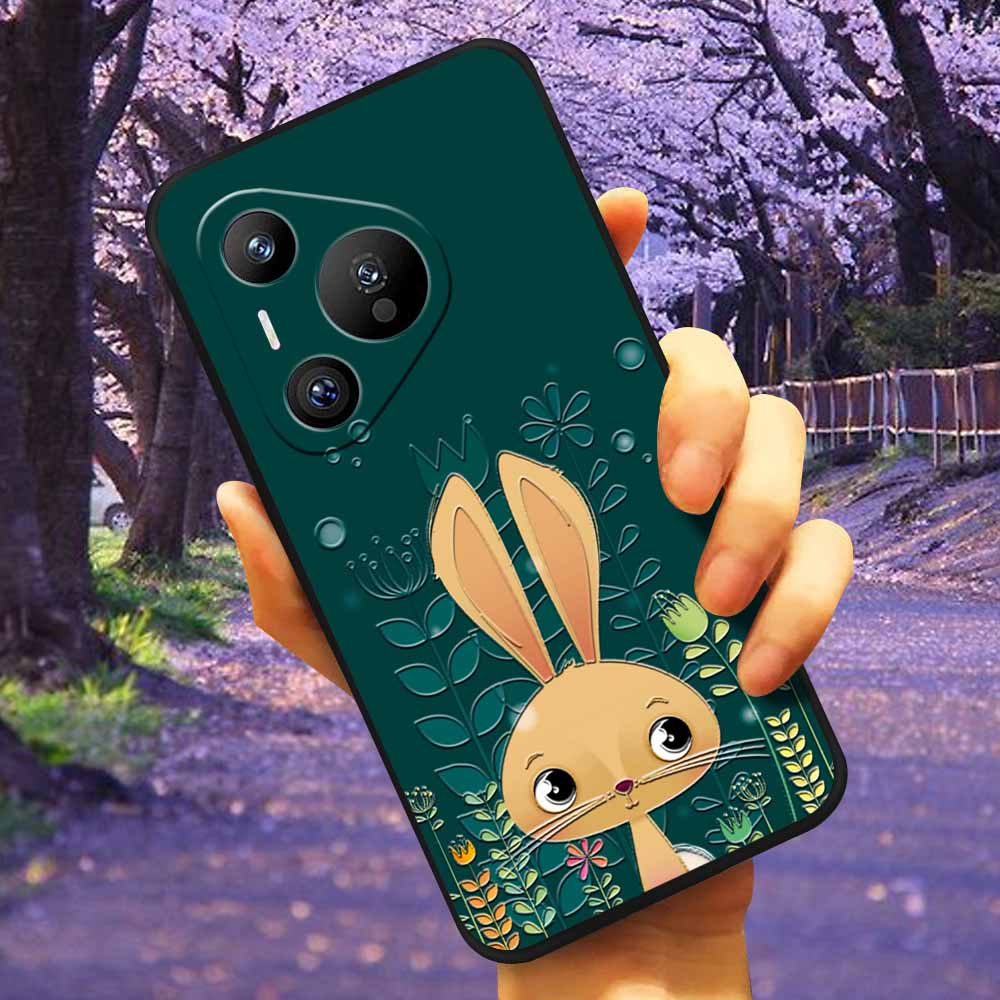 For Huawei Pura 70 Case Emboss Owl 3D Relief Silicone Soft Back Cases For Huawei Pura 70Pro+ Cover 70 Pro 70 Ultra Shell Printed
