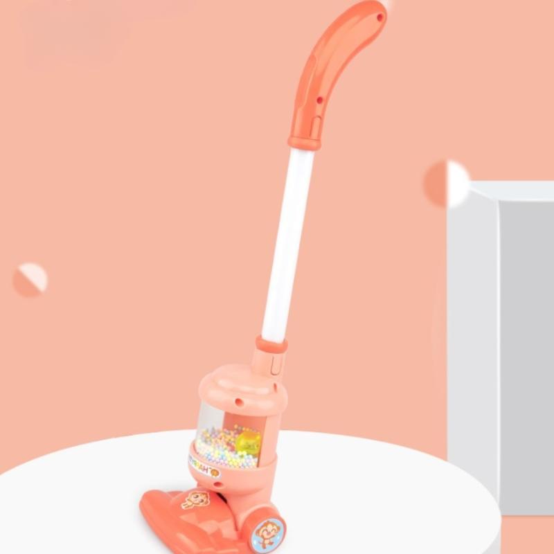 

Детский пылесос с вспышкой, ролевая игра, обучающая игрушка для уборки, безопасная для пылесоса, бытовая игрушка для уборки для мальчиков и девочек оранжевый