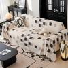 OEING Waffle Sofa Cover & Throw