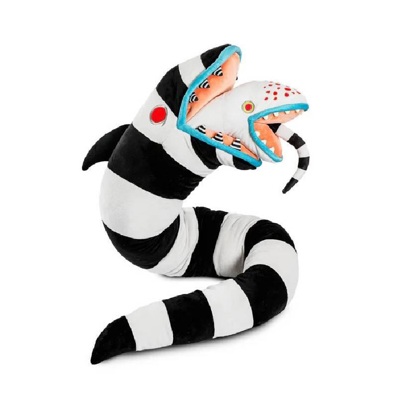 

Adorable Beetlejuice Plush Toy 25cm Soft Stuffed Doll In Colorful Green And Yellow Snake