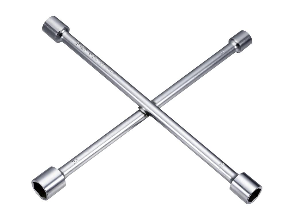 Kyoto Machinery Tools Cross Rim Wrench XH1927 Dimensions Across X Total 400mm (KTC) Flats 19/22/24/27 Length