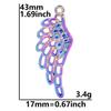 10pcs/Lot Multistyle Animal Pendants Rainbow Charms For Jewelry Making Supplies Eagle Bat Elephant Charm Frog Duck Shark Pendant