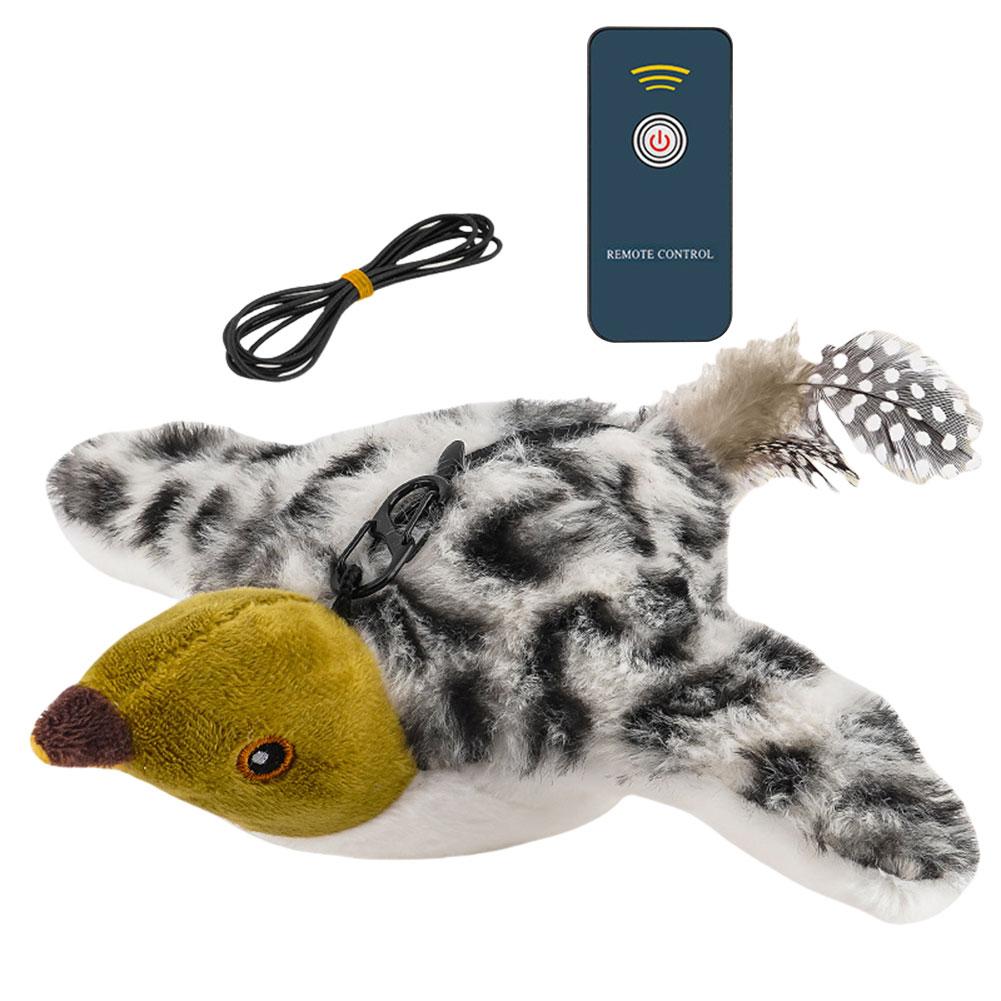 

Игрушки Воробей с машущими крыльями, Перезаряжаемая имитация чирикающей птицы, Игрушка для кошек, Чирикающая птица, Игрушка для кошек для домашних кошек