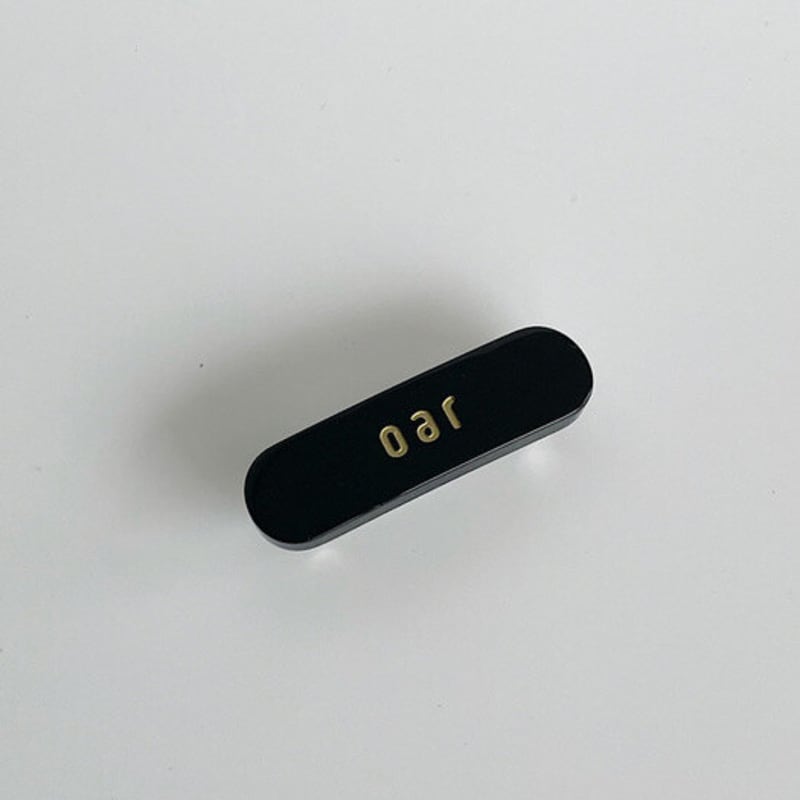 Oar Classic Point Hair Barrette [Black]