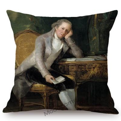 Francisco Goya Most Famous Art Painting Antique Christian Virgin Maria Sofa Throw Pillowcase Bible Store Cushion Cover Case