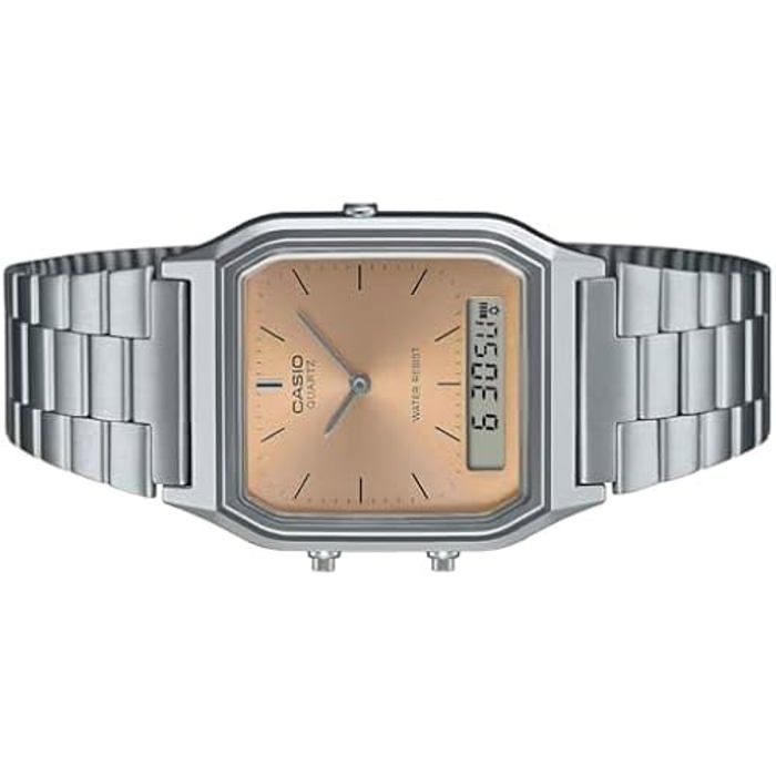 Montre - CASIO - AQ-230A-4AMQYES - Analogique - Quartz - Résine Rouge