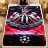 Flannel BlanketNewcastle United Warm Soft Throw Blanket for Indoor Sofa Bed Living Room Use