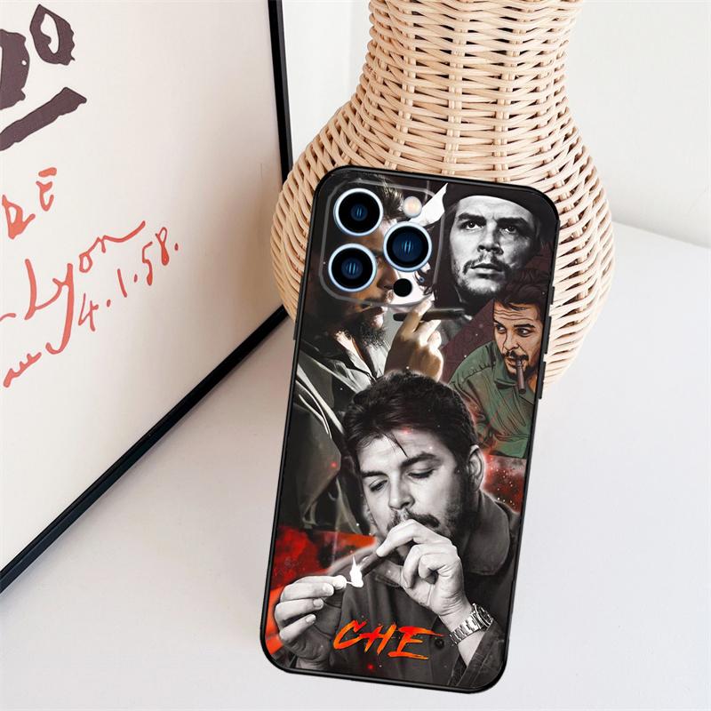Che Guevara Phone Case For iPhone 16 Pro Max 14 13 12 11 15 17 Pro Max mini 15 16 Plus 16e Back Cover