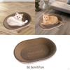 Cardboard Cat Scratcher with Corrugated Paper for Indoor Cats Lounge Bed