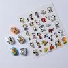 Japanese Style 5D Cute Dog Nail Art Stickers - Tough, Thin, and Adorable Decorations