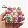 Urocza klawiatura pierożek Fidget Toy Breloczek z lampką LED, 9-przyciskowy kliker Breloczek Fidget z wyraźnym dźwiękiem Zabawka do łagodzenia stresu