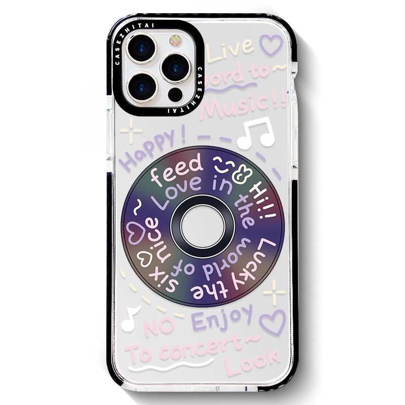 

Zhitai Two-Tone Black Circle Case for iPhone 11 Pro Max, 14, 15 Pro, and 16 Models iPhone 13