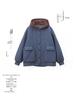 Women's Winter 2024 Hooded Cotton Coat - Loose, Plus Size, Casual Warm Jacket for Middle-aged & Elderly Moms