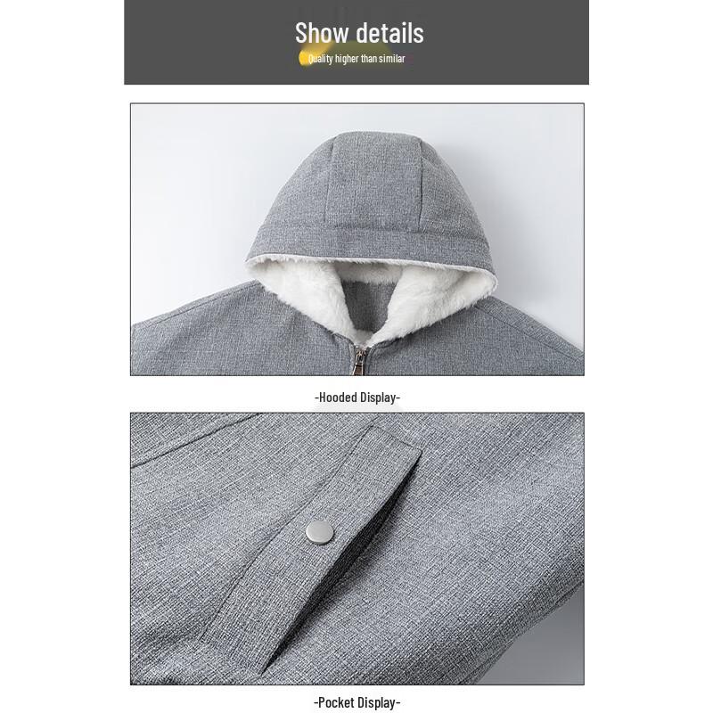 NASA MARVEL Men's Winter Hooded Padded Jacket