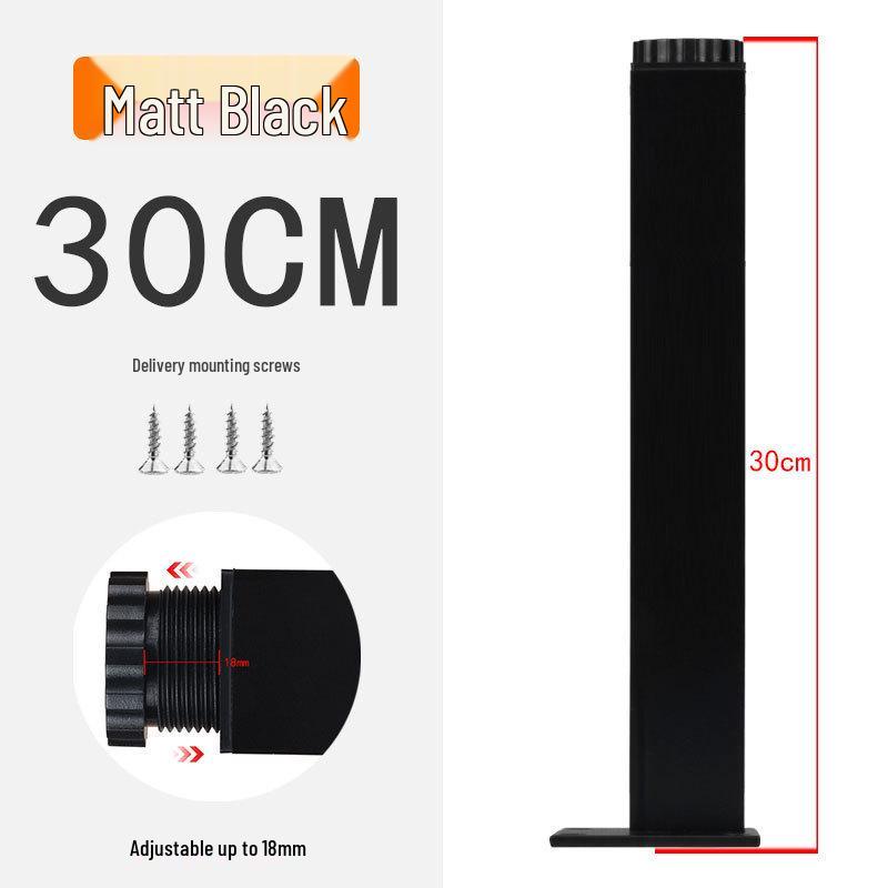 Adjustable Aluminum Alloy Cabinet Legs for Bathroom or TV Cabinets