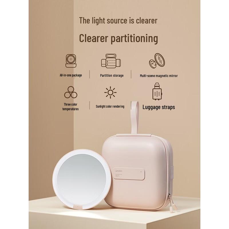 AMIRO M3 Portable LED Lighted Makeup Mirror CN plug (adapter included)
