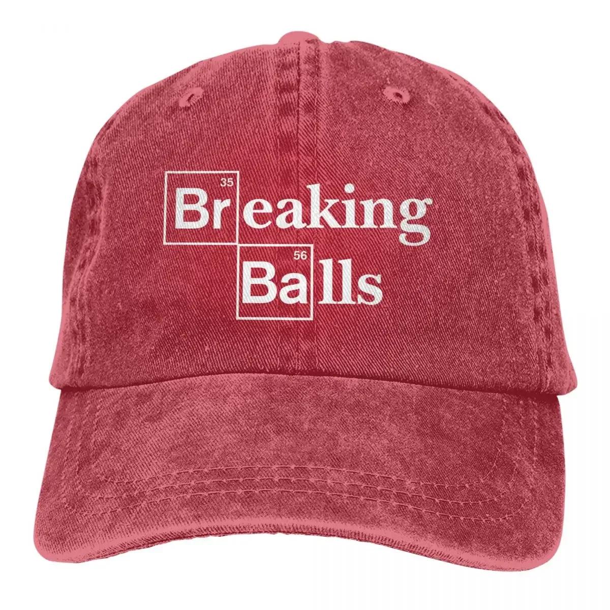 

Мужская бейсболка Breaking Balls Trucker Snapback Ковбойские кепки Dad Hat Breaking Bad Walter White TV Golf Hats Adjustable