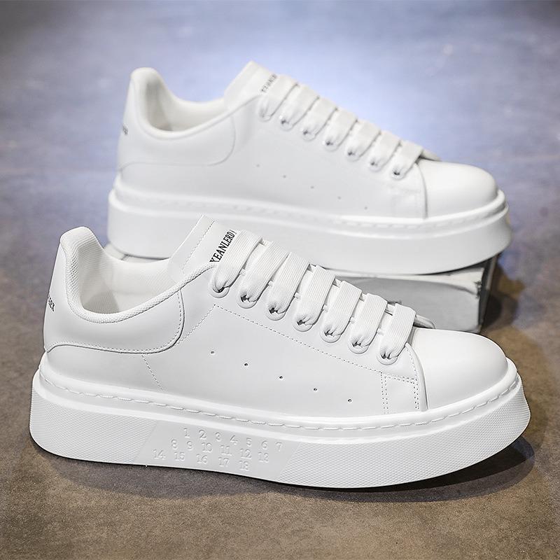 McQueen men's shoes autumn niche design sense versatile casual board shoes trendy brand advanced sense sports platform white tide shoes