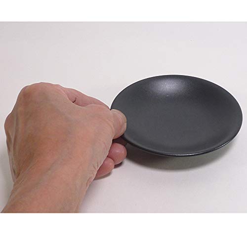 Set 5 small plates Kuroei 3.0 plate (matte) 9.8 x 1.8cm ryotei ryokan Japanese tableware restaurant commercial use utensils dishware
