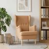 Beige Boucle Armchair