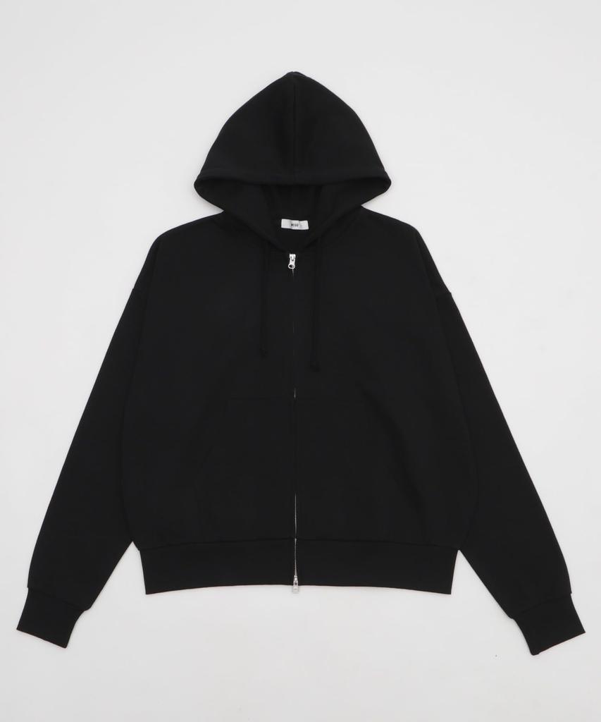 WEGO Unisex Compact Fit Double Zip Zip Autumn Long Size Black Hoodie, Sweatshirt, Hoodie, Outerwear, Clothes, Sleeve, Gift, Men's, M,