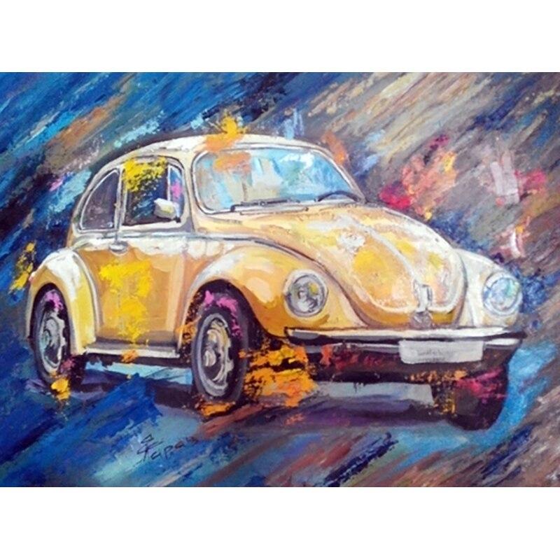 New 5D DIY Diamond Painting Car Diamond Embroidery Winter Cross Stitch Full Round Drill Crafts Home Decor Manual Art Gift
