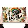 Vintage Tequila Metal Tin Sign Rustic Bar Decor Retro Wall Art Man Cave Pub Sign