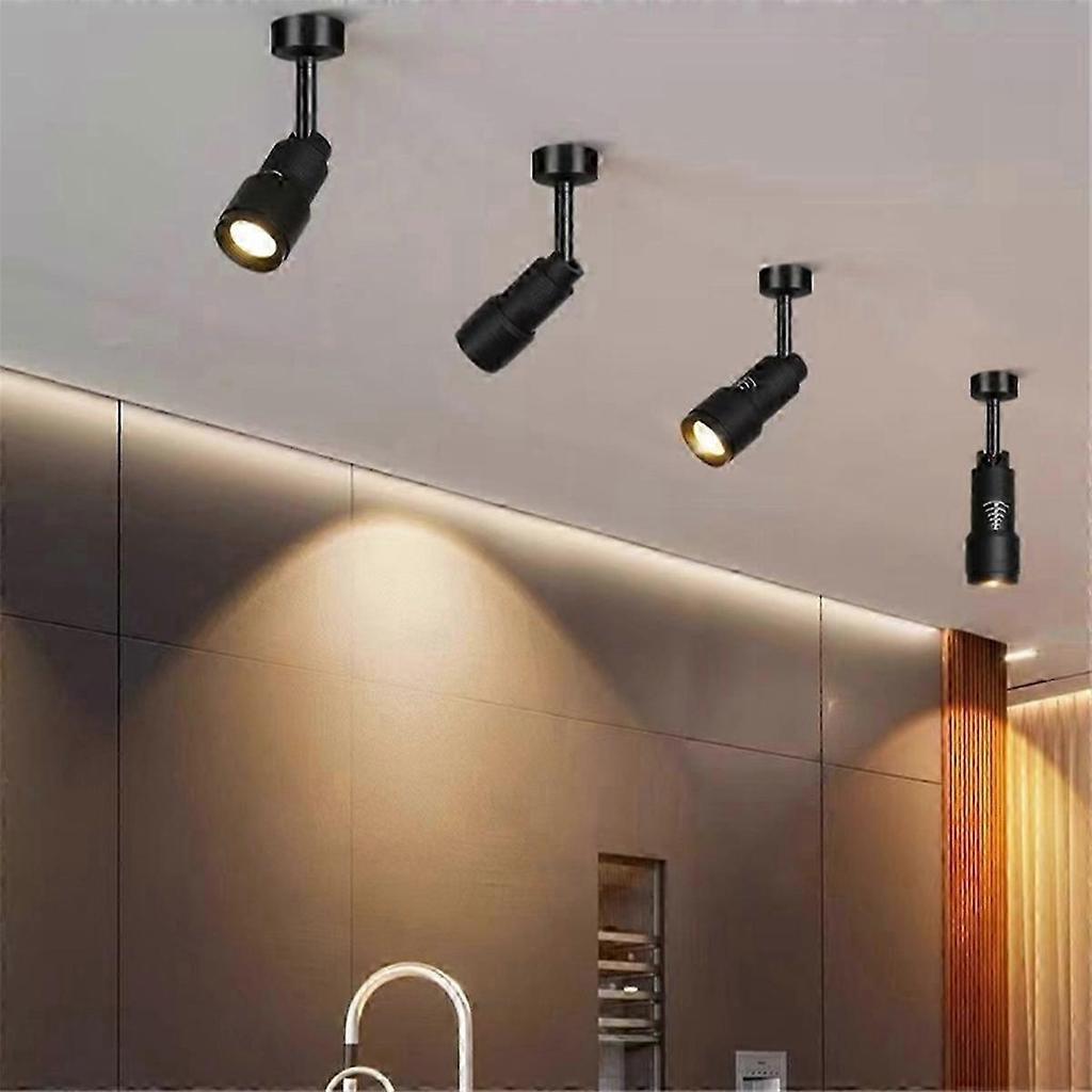Adjustable 10-60 Narrow Beam Angle 3000k Ceiling Mounted Spotlight 7w Zoomable Spotlight Light With Zoom Function