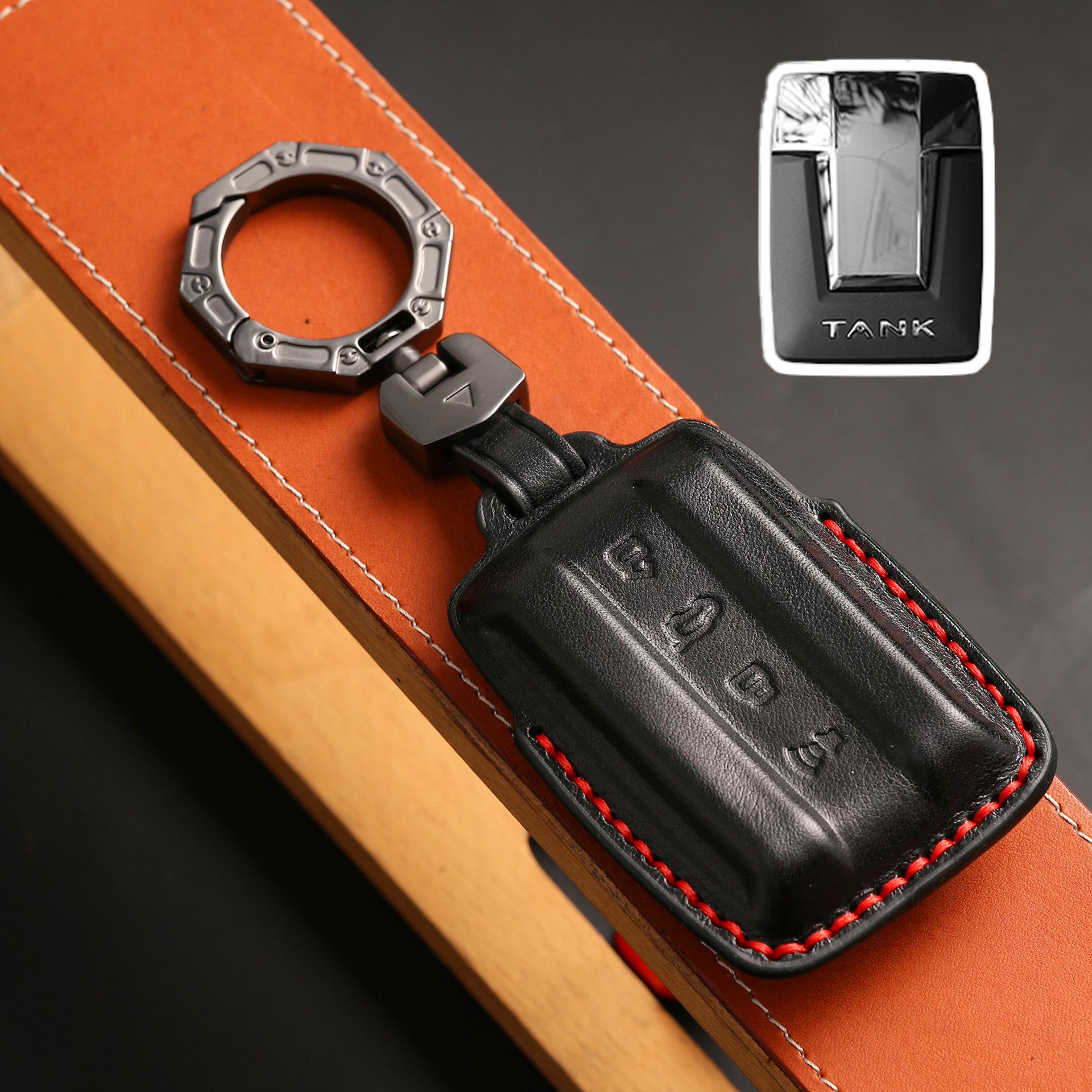 

Применимый набор ключей для Tank 300, сумка для ключей автомобиля Wei Pai Tank 500, версия City, Cyber 2022, новый стандарт чёрный