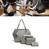 Stylish 4pcs Fashion Women Leather Shoulder Bags Messenger Satchel Tote Handbag Purse With Premium Quality Craftsmanship