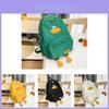 Duck Cartoon School Backpack For Kids With Breathable Nylon Material For Daily Use