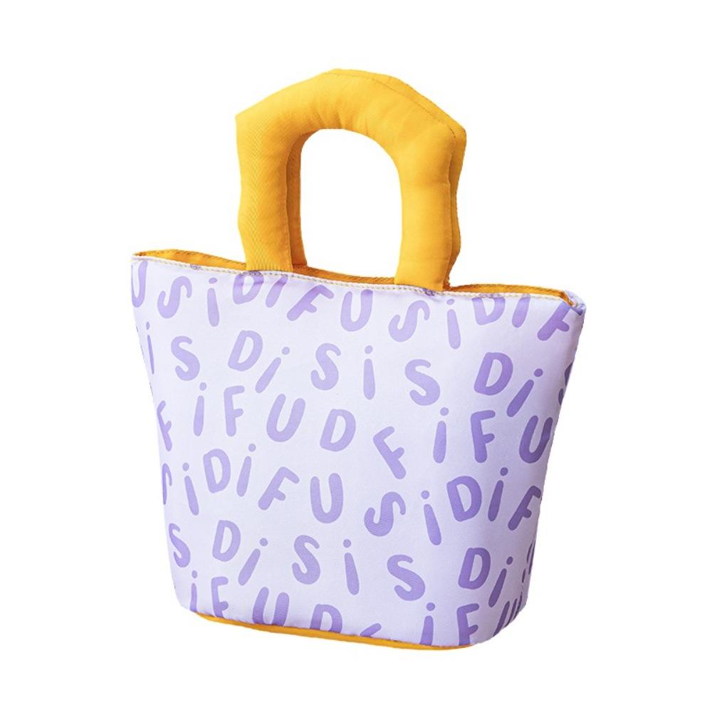 Portable Travel Food Bag Retain Freshness Picnic Bag Durable Cartoon Lunch Bag  School