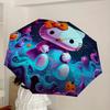 1pc Halloween Hello Kitty Automatic Folding Umbrella] Durable Iron Frame & Rod, Portable Folding, Makes a Great Holiday Gift yy251016249